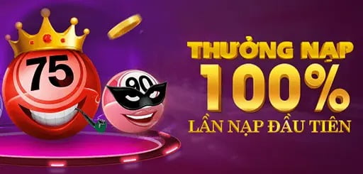 Trang Chủ 57 Thưởng 100% lần nạp tiền đầu tiên