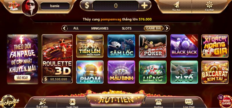 Zowin - Chơi game bài xu hướng 2025 trên thị trường