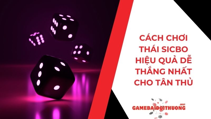 Cách chơi Thái Sicbo hiệu quả dễ thắng nhất cho tân thủ 7 Cách chơi Thái Sicbo hiệu quả và dễ thắng nhất cho tân thủ